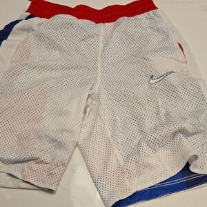 Nike Kids Mesh Shorts - Red, White, Blue